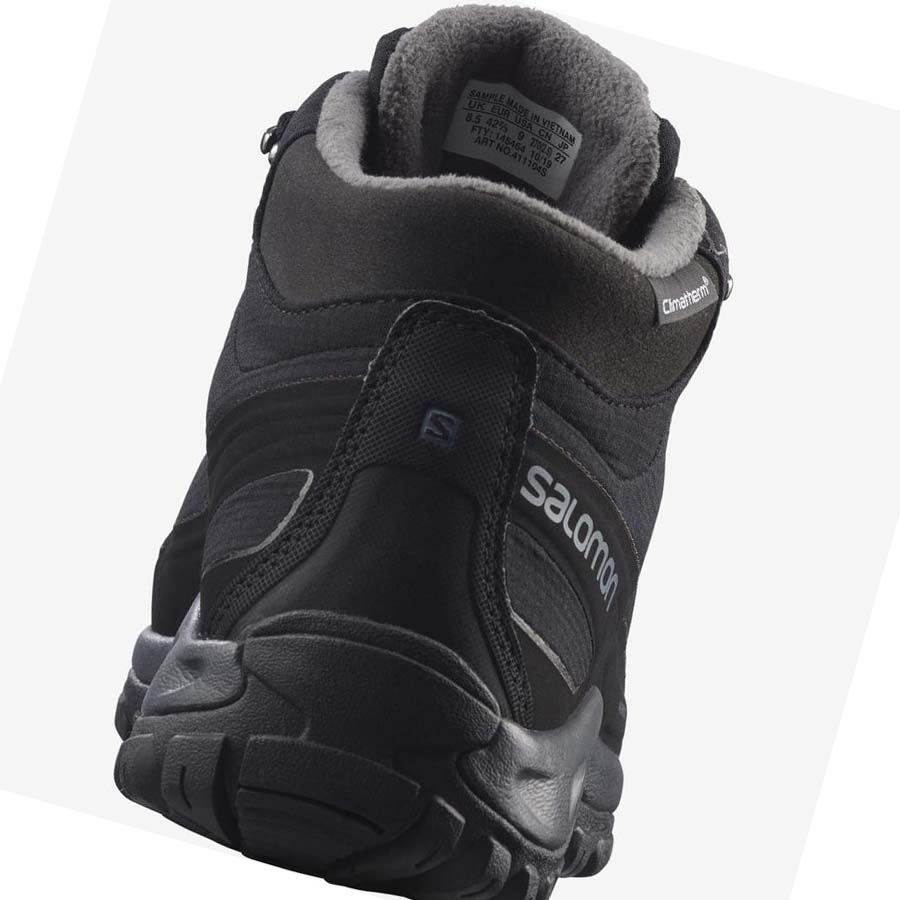 Botas de Invierno Salomon SHELTER CLIMASALOMON™ WATERPROOF Hombre Negros | MX 3380NWY